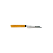 Fruit Knife, Stainless knife steel, Blade 10 cm, Wooden handle