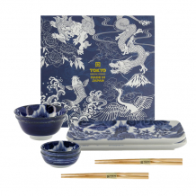 TDS, Japonism Blue Sushi Set für zwei, Löwe, Art.-Nr. 501850
