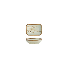 Rectangular Sauce Dish Soshun Matte Light Green, Ceramic, 8.8 × 6.5 cm, Item No. 7016