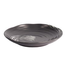 TDS, Plate, Black Maru, Ø 21.6x2.7cm, Item No. 7486