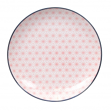 TDS, Plate, Starwave, Pink/Blue, Ø 25,7 cm, Art.-Nr.: 8658