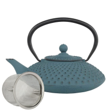 Cast Iron Teapot Kambin Dark Blue, 1.25 L, with Strainer, Item No. K125db