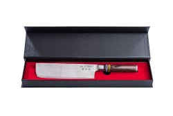 Nakiri Knife with 3 acryl-circles (vegetable knife) at Tokyo Design Studio (picture 2 of 7)