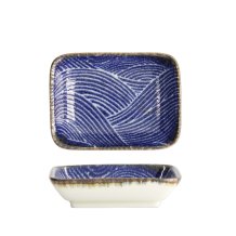 TDS, Teller, Seigaiha, Blue, 9.5x7cm, Item No. 14160