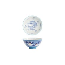 Bowl Kawaii Fisch Blue, Porcelain, 300 ml