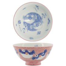 TDS, Schale, Kawaii Fisch, Rosa, Ø 11,2 x 6 cm, 300 ml - Art Nr. 14971