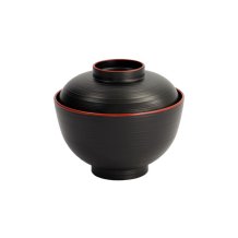 TDS, Bowl with Lid, ABS Lacquerware, Ø 10,8 cm, Item No. 14974