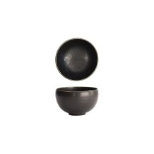 Bowl Onyx Noir, Stoneware, 340 ml