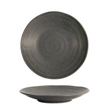 TDS, Plate, Onyx Noir, Ø 25 cm, Item No. 15545