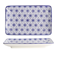 TDS, Sushi Platte, Nippon Blue, Stars, 21 x 13,5 cm - Art Nr. 15610
