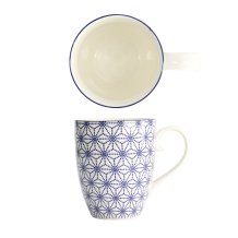 TDS, Mug, Nippon Blue, Stars, Ø 8.5 x 10.2 cm 380ml - Item No. 15626