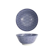 Tayo-Schale Nippon Blue Waves, Porzellan, 500 ml