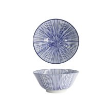Tayo-Schale Nippon Blue Lines, Porzellan, 500 ml