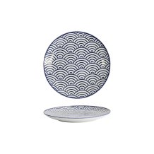 Teller Nippon Blue Waves, Porzellan, &Oslash; 16 cm