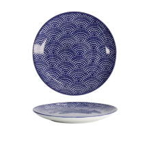 TDS, Teller, Nippon Blue, Dots, Ø 16 x 2 cm - Art Nr. 16019