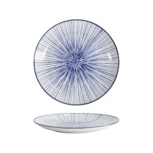 Teller Nippon Blue Lines, Porzellan, &Oslash; 20,6 cm