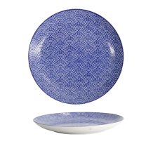 TDS, Teller, Nippon Blue, Dots, Ø 25,7 x 3 cm - Art Nr. 16025