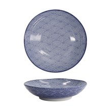 Pastateller Nippon Blue Dots, Porzellan, &Oslash; 21 cm