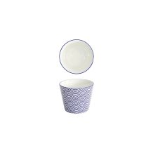 Teebecher Nippon Blue Waves, Porzellan, 180 ml