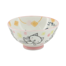 Kawaii Gochisosama Katze Neko Reis-Schale bei Tokyo Design Studio (Bild 4 von 5)