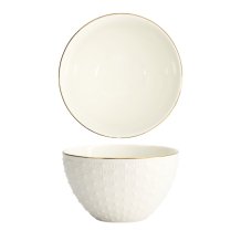 TDS, Bowl, Nippon White, Lines, Ø 11.4 x 6 cm - Item No. 16422