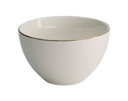 TDS, Bowl, Nippon White, Waves, Ø 11.5 x 6 cm 350 ml - Item No. 16425