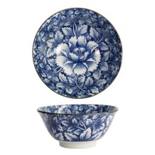 TDS, Schale, Hana Blue Mixed Bowls, Ø 14,8 x 6,8 cm 550 ml, Dami Botan, Art Nr. 16521