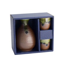 TDS, Sake Set, Iga Oribe, 300ml/50ml , Item no. 16546