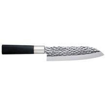 TDS, Edelstahl-Kochmesser Santoku (Universal knife), Kitchenware, Damascus, 165 mm, Item no.:16600