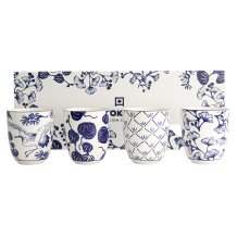 TDS, Teebecher Set, 4 Stücke, Flora Japonica, 170 ml, Art.-Nr. 16728