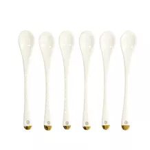 TDS, Spoons, Nippon White, 6 pcs, 12.8 cm, Item No. 16781
