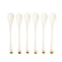TDS, Spoons, Nippon White, 6 pcs, 12.8 cm, Item No. 16781