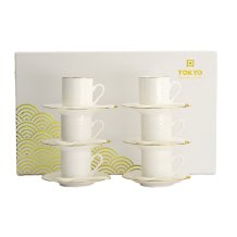TDS, Espresso Set, Nippon White, 18 pcs, 80 ml, Item No. 16783