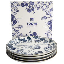 TDS, Plate Set, 4 pcs, Flora Japonica, Ø 25,7 cm, Item No. 16853