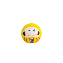TDS, Glücksbringer / Lucky Charm Daruma, Dekoration, Gelb, Ø 6x6x6cm - Art Nr: 16911