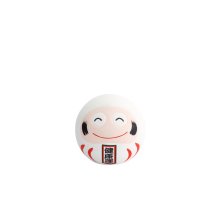 TDS, Glücksbringer / Lucky Charm Daruma, Dekoration, Weiß, Ø 6x6x6cm - Art Nr: 16913