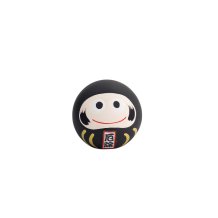 TDS, Glücksbringer / Lucky Charm Daruma, Dekoration, Schwarz, Ø 6x6x6cm - Art Nr: 16916