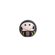 TDS, Glücksbringer / Lucky Charm Daruma, Dekoration, Schwarz, Ø 6x6x6cm - Art Nr: 16916