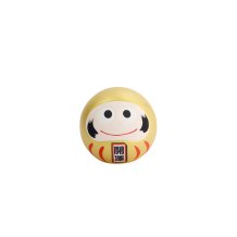 TDS, Glücksbringer / Lucky Charm Daruma, Dekoration, Gold, Ø 6x6x6cm - Art Nr: 16917