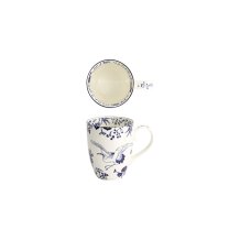 Mug Flora Japonica Crane Blue, Porcelain, 380 ml