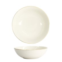 TDS, Bowl, Nippon White, Stars, Ø 21 x 6.3 cm 1100 ml - Item No. 17163