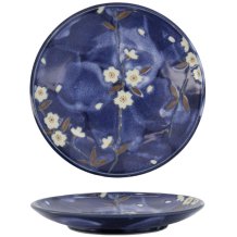 TDS, Plate, Blue Sakura, Ø 19.5 cm, Item No. 17302