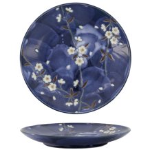 TDS, Plate, Blue Sakura, Ø 25.7 cm, Item No. 17303
