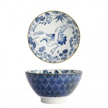 TDS, Bowl, Flora Japonica, Crane , Ø 17.8 x 9 cm - Item No: 17592