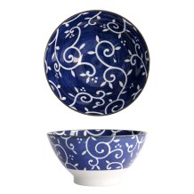 TDS, Ramen Bowl, Tokyo Blue, Mixed Bowls, Karakusa, Ø 18 x 9 cm, 1000 ml - Item No. 17750