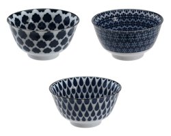 TDS, Bowl, Mixed Bowl, Kumo, Blue/ White, Ø 12.8x6.5 cm