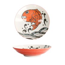 TDS, Deep Plate, Seafood, Ø 22 x 5 cm 900 ml, Snapper, Red - Item No. 17786