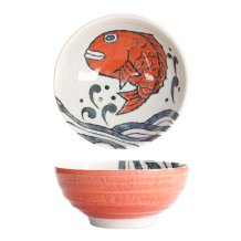 TDS, Noodle Bowl, Seafood, Ø 19 x 8.5 cm, 1200 ml, Snapper, Red - Item No. 17791