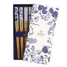 TDS, 5 Paar Essstäbchen, Flora Japonica, 22,5 cm, Art.-Nr. 17856
