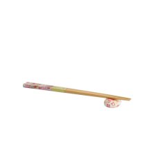 TDS, 5 Paar Essstäbchen, Flower inkl. Ablagen, 22,5 cm, Art.-Nr. 17905